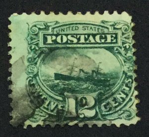 MOMEN: US STAMPS #117 USED LOT #44093