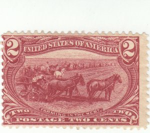 Scott # 286 - 2c Copper Red - Farming in the West - MNH - SCV - $72.50