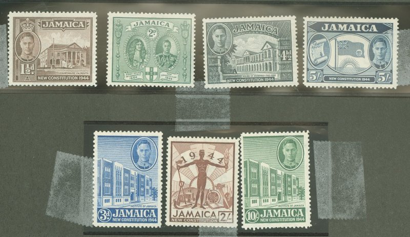 Jamaica #129-135  Single (Complete Set)