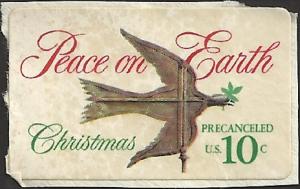 # 1552 USED CHRISTMAS DOVE AND WEATHER VANE SELF STICK