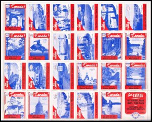 Canada Lafreniere cc2410 Types 1-24 Unused.