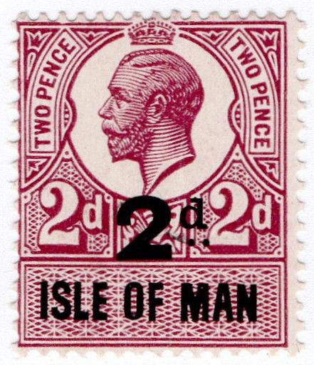 (I.B) George V Revenue : Isle of Man 2d