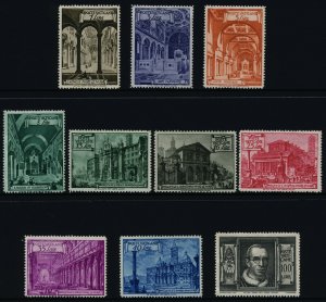 Vatican 122-31, E11-2 MNH Basillica of St Agnes, Pope Pius XII,