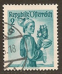 Austria 1948 Issue Scott # 546 Used. Free Shipping for All Additional Items.