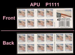 US 5055a Flag forever booklet APU (20 stamps) MNH 2016 