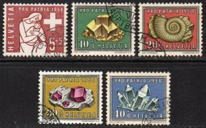 Switzerland Sc #B272-B276 Used