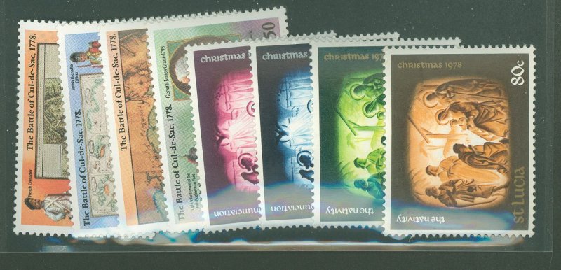 St. Lucia #448-55  Single (Complete Set)