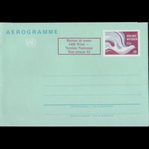 UN-VIENNA 1982 - Aerogramme-Dove s9