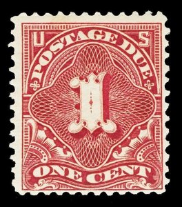 Scott J38 1895 1c Postage Due Perforated 12 Issue Mint Fine OG NH Cat $40