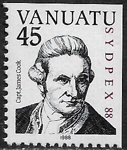 Vanuatu #478 MNH Stamp - Captain Cook (d)