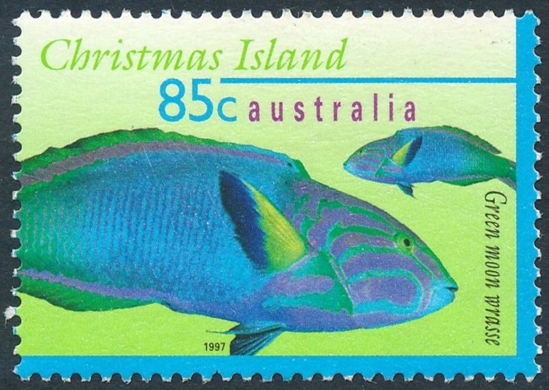 Christmas Island 1997 85c Marine Life - Moon Wrasse SG416 Fine Used