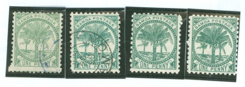 Samoa (Western Samoa) #11a/11e/11f/11g Used Single