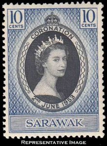 Sarawak Scott 196 Mint never hinged.