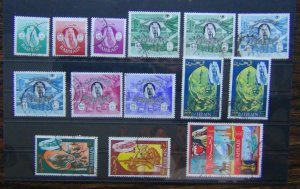 Bahrain 1966 values to 1D Used 