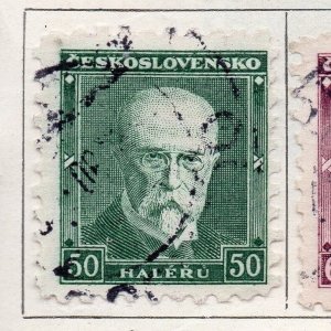 Czechoslovakia 1929 Early Issue Fine Used 50h. 086402
