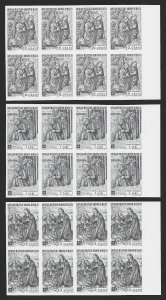 1969 SMOM Sovereign Military Order of Malta Nativity Set IMPERF BLOCKS of 8 VFNH-