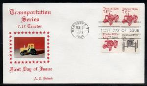 US #2127 Transportation Coil FDC AC Doback Cachet B428