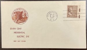 812EE Electric Eye Mayne cachet Andrew Jackson Presidential Series FDC 1941