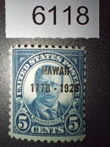 US SC 648 MNH 5c Hawaii