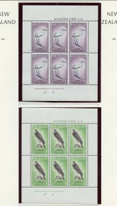 NEW ZEALAND 1961/66  SELECTION  ON PAGES MINT NH SCOTT $198.00