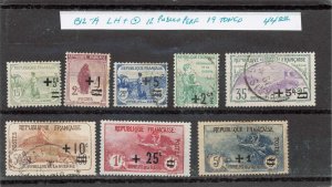 FRANCE  B12-19  MLH AND USED  19 MINOR TONE