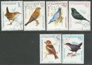 Bulgaria 3281-3286 1987   used VF  PD