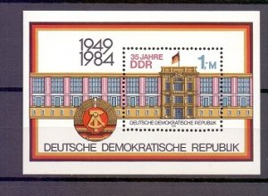 Germany  DDR   #2431  MNH   1984  35 years DDR sheet