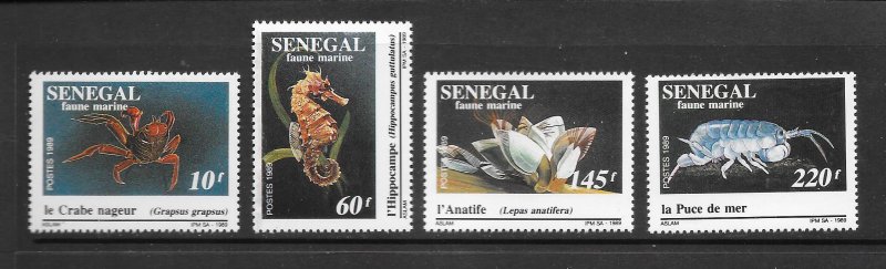 MARINE LIFE - SENEGAL #843-6   MNH