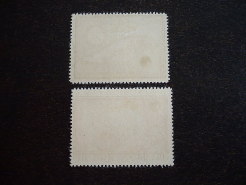 Stamps - Cuba - Scott#593,C180 - Mint Hinged Set of 2 Stamps