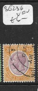 MALAYA STRAITS SETTLEMENTS (P0905B) KGV  35C  SG 236  VFU