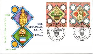 Vatican FDC 1973 - Latin Episcopal See of Prague - Fligraf Cachet - F30761