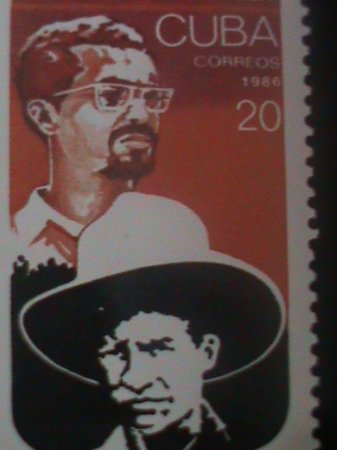 ​CUBA -1986- SC#2876-25TH ANNIV: NICARAGUA SANDINISTA MOVEMENT-MNH-VERY FINE