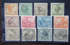 Belgium Congo 1923 1924 to 10Fr Fine Used