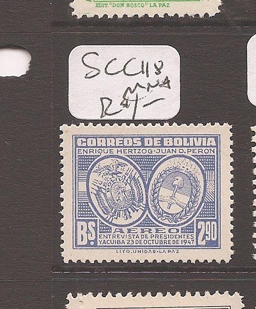 Bolivia A/M SC 118 MNH (5cel)