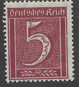 Germany inflation stamps issued 1921 - 1924