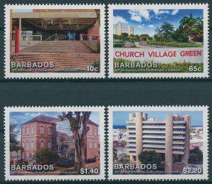 Barbados Stamps 2023 MNH Central Bank 50th Anniv Architecture 4v Set