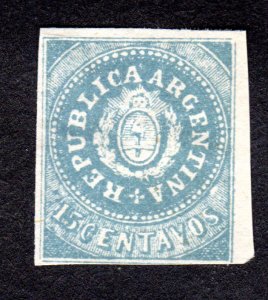 Argentina  Scott # 7  MNG  CV = $  400.00  Reprint?  Lot 1200505