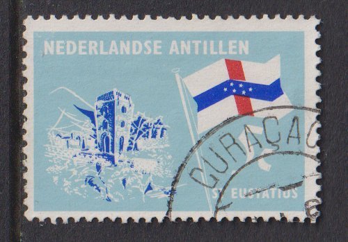 Netherlands Antilles  #299  used 1965  flags 5c