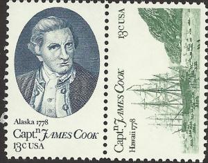 # 1732-1733 MINT NEVER HINGED CAPTAIN JAMES I. COOK