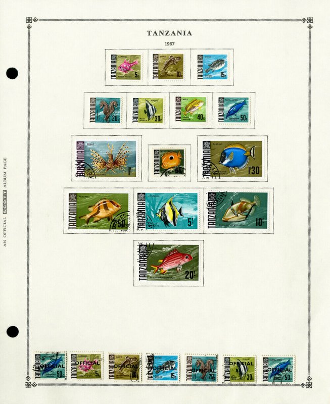 Tanzania Loaded Mostly Mint 1970's to 1990's Popular Stamp Collection