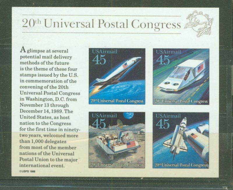 United States #C126 Mint (NH) Souvenir Sheet