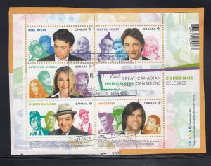 Canada 2772 Comedians MS used