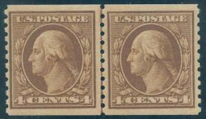 US Scott #457LP Mint, VF, Lightly Hinged