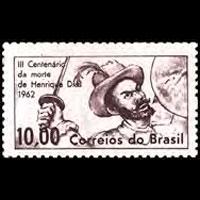 BRAZIL 1962 - Scott# 939 Negro Leader Set of 1 NH