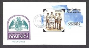 1994 Scouts Dominica Caribbean Jamboree SS FDC