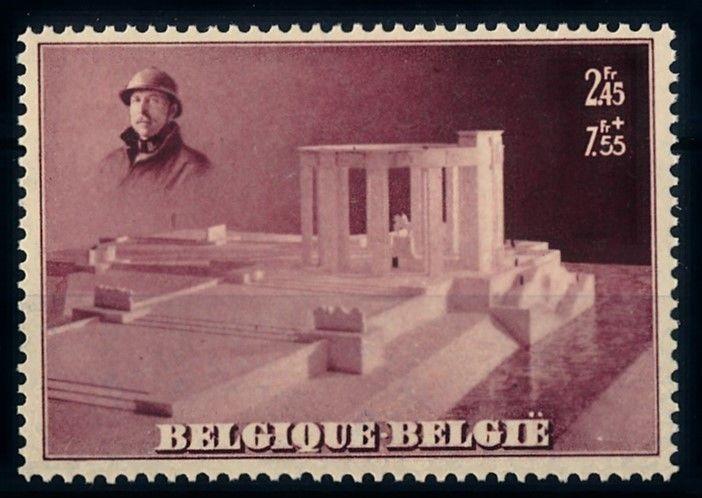 [66495] Belgium 1938 Memory Albert I From Sheet MNH Original Gum