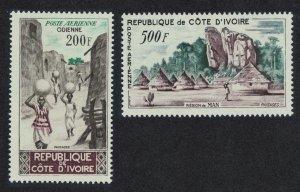 Ivory Coast Village Man Region 2v 1962 MNH SG#216-217