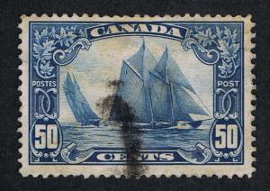 AFFORDABLE GENUINE CANADA SCOTT #158 VF POSTALLY USED 1929 BLUENOSE  ESTATE SALE
