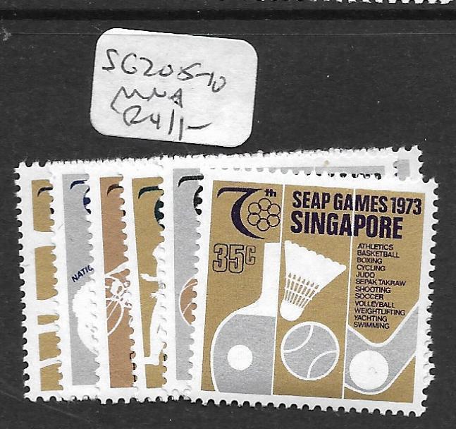 SINGAPORE (PP1101B) SEAP  SG 205-210  MNH