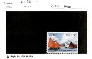 Ireland, Postage Stamp, #1126 Used, 1998 Yacht (AB)